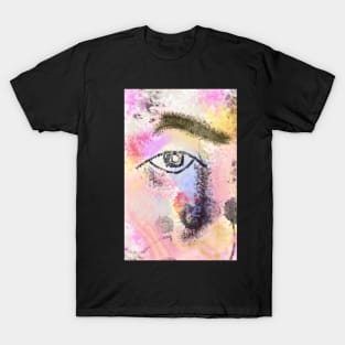 The Face Abstract Art Grafititee Design T-Shirt